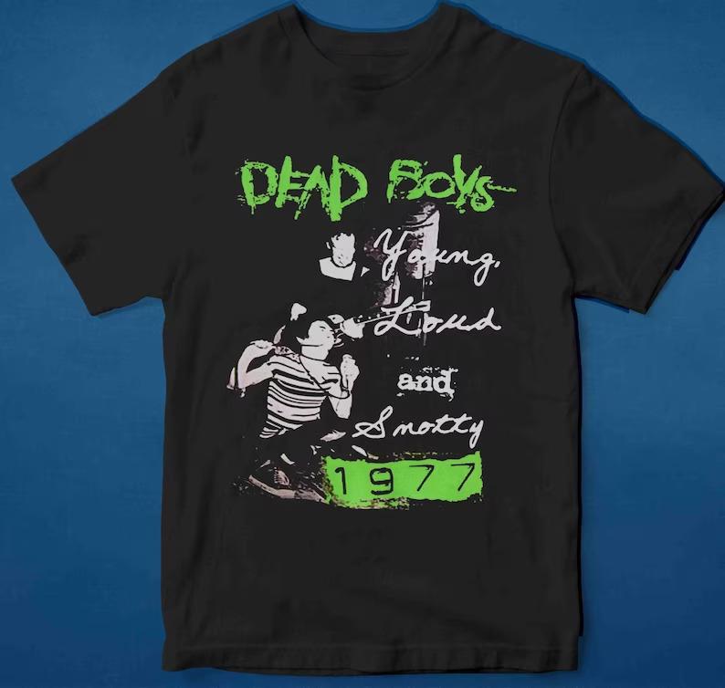 Rare! Dead Boys 1977 T-shirt Tee Men Women
