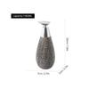 Creative Retro Style Ceramic Push-Type Soap Dispenser With Pump,  Hand Soap Bottle, Suitable For Bathrooms Kitchens And Toilets