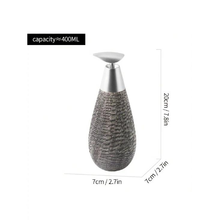 Creative Retro Style Ceramic Push-Type Soap Dispenser With Pump, Hand Soap Bottle, Suitable For Bathrooms Kitchens And Toilets