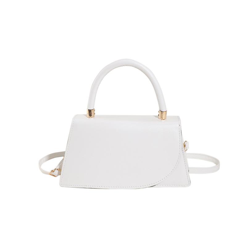 Foreign Texture Small Bag Women's New Popular Solid Color Messenger Bag Fashion Portable Small Square Bag Trend