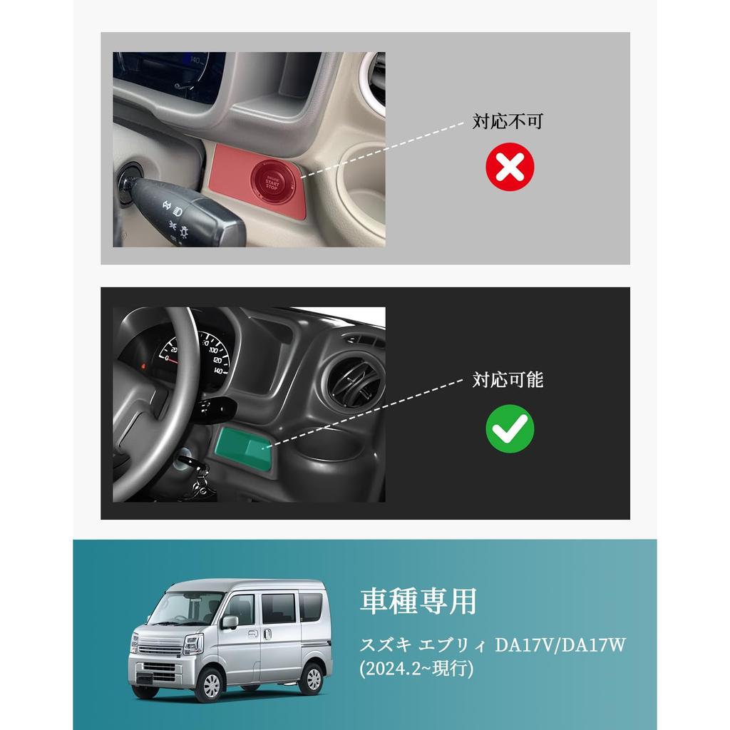 HUAHAO Hidden Storage Box, Gap Storage for Center Console, Organizer for Small Items, Easy Maintenance and Installation, Car Accessory