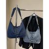 Lässiger Stil große Kapazität Umhängetasche 2026 neues Nischen-Design Jeansstofftasche Premium-Textur Crossbody-Tragetasche