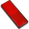 10 Pack Red Self Adhesive Rectangle Reflectors, E11 Approval Road Safety Stick-On Rear Reflectors For Trailer Caravan Truck Lorry Or Agricultural
