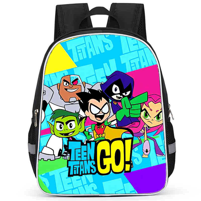 Teentitansgo Bag High Definition Printing Multifunctional Lightweight Backpack