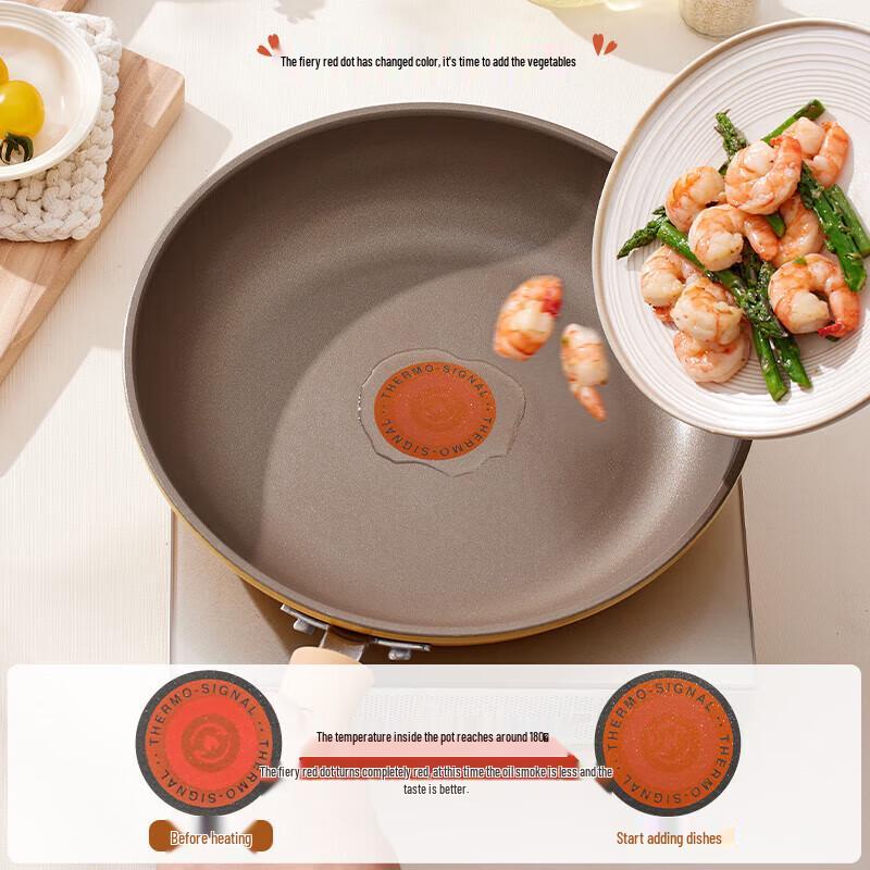 COOKER KING Little Bee 26cm Non-Stick Frying Pan with Lid
