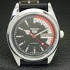 REFURBISHED VINTAGE SEIKO 5 AUTOMATIC 6309A JAPAN MENS BLACK WATCH A440730-9 Sk-a440730-1