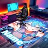 Custom Name Personalized Hatsune Miku Print Carpet, Versatile Home Decor Rug, for Playroom, Apartment, Balcony, Entryway, Hallway Gift