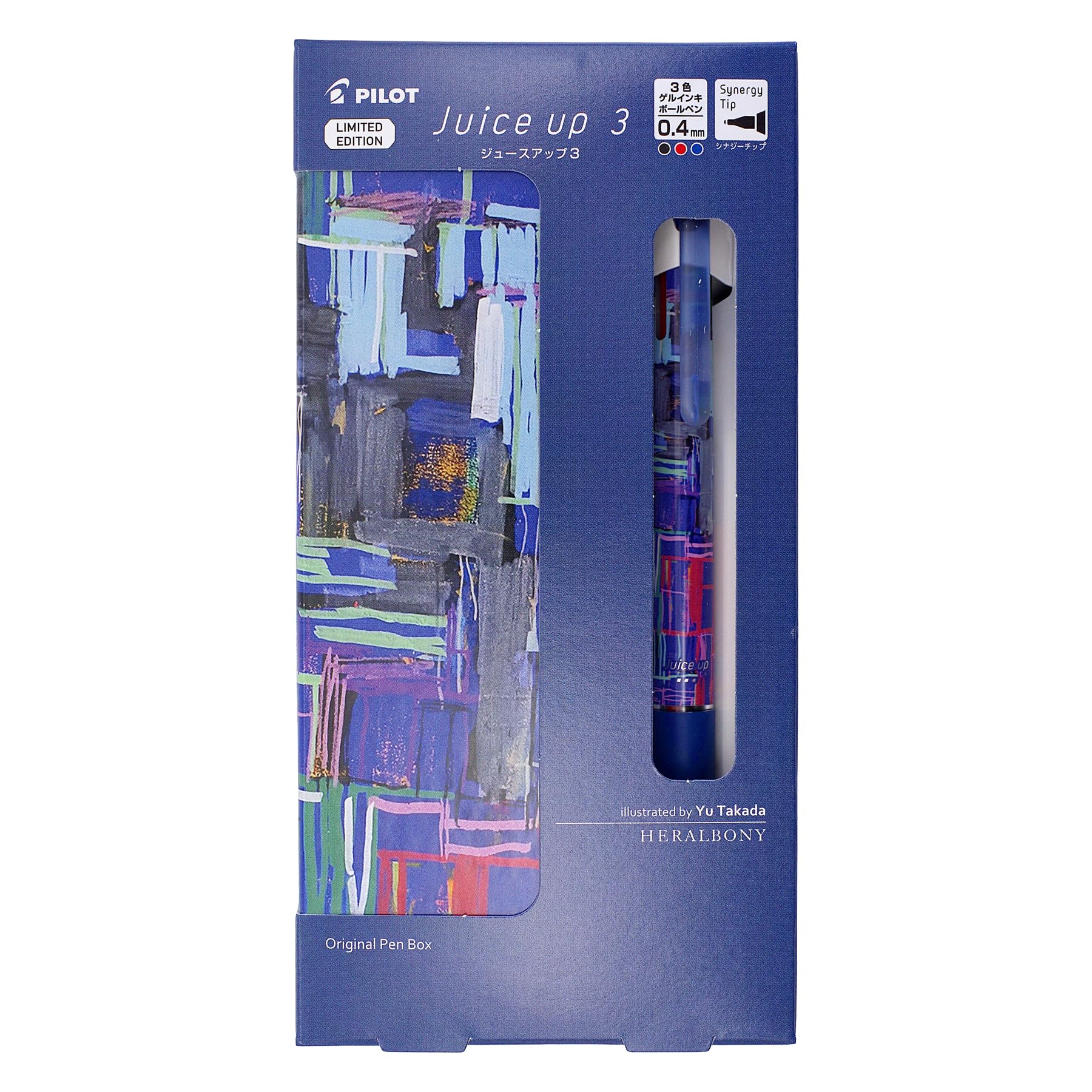 

Limited Edition Gel Ink Ballpoint Pen Juice Up 3 Heralbony LKJP3 3-Color 0.4mm [Yutakada]