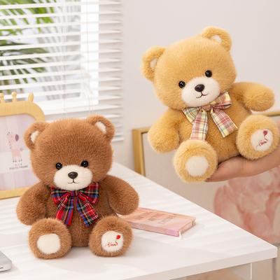 Cute Muppet Bear Doll Plush Toy Bow Tie Teddy Bear Doll Grab Machine Doll Wedding Throwing Doll
