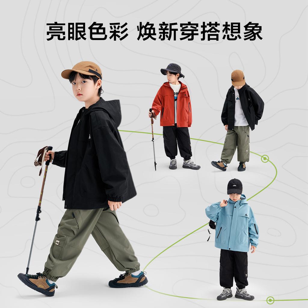 Left West Children's Clothing Boys' Charge Coat 3-in-1 2026 New Children's Clothing Soft Shell Outdoor Clothing