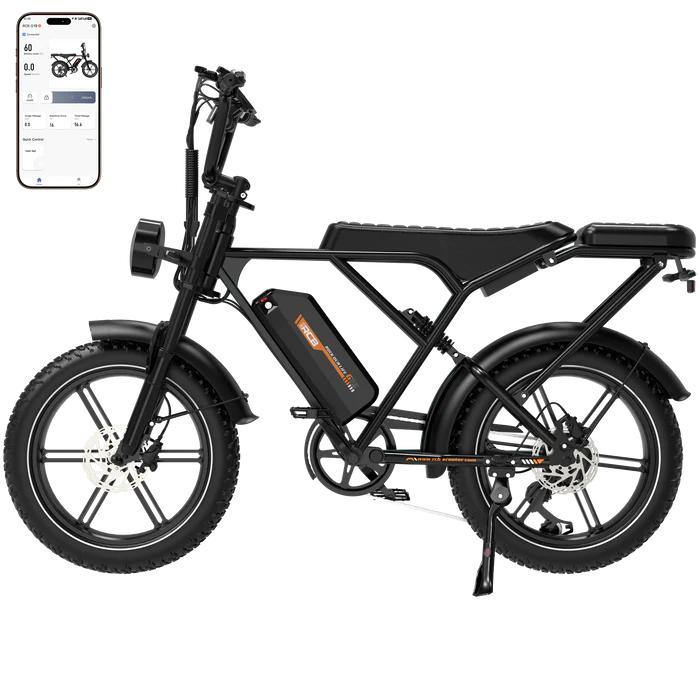 RCB G19 All-Terrain Electric Bicycle For Adult With Seat 48V20.8AH Battery 750W Motor E-Mountain Bike 20 Inch Fat Tires City Electic Bike