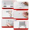 2pcs Wall Mount Holder for NS2 Console Clear Acrylic Stand with Controller Storage Rack Bracket Gaming Accessory