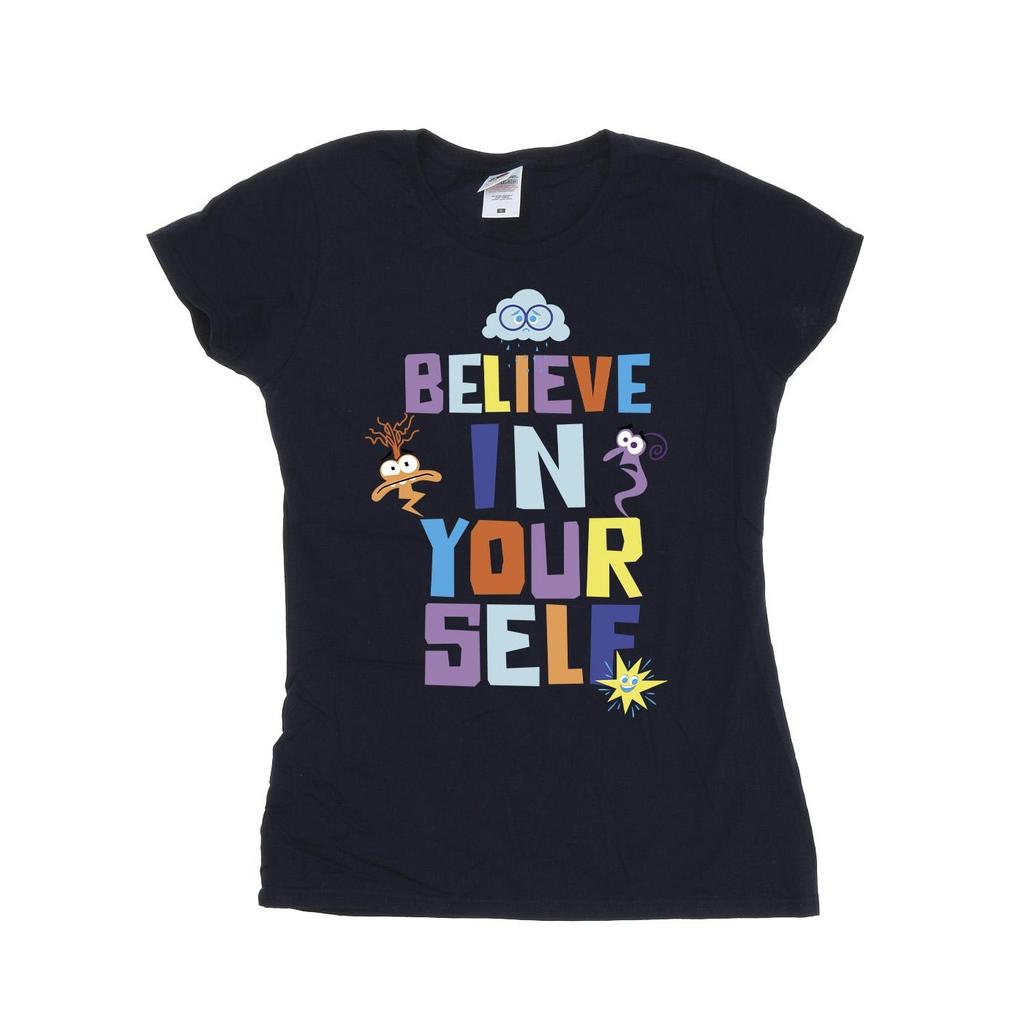 Inside Out 2 Womens/Ladies Believe Cotton T-Shirt