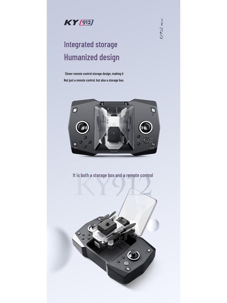 KY912 HD 4K Mini Drone with Four-Sided Obstacle Avoidance and Remote Control