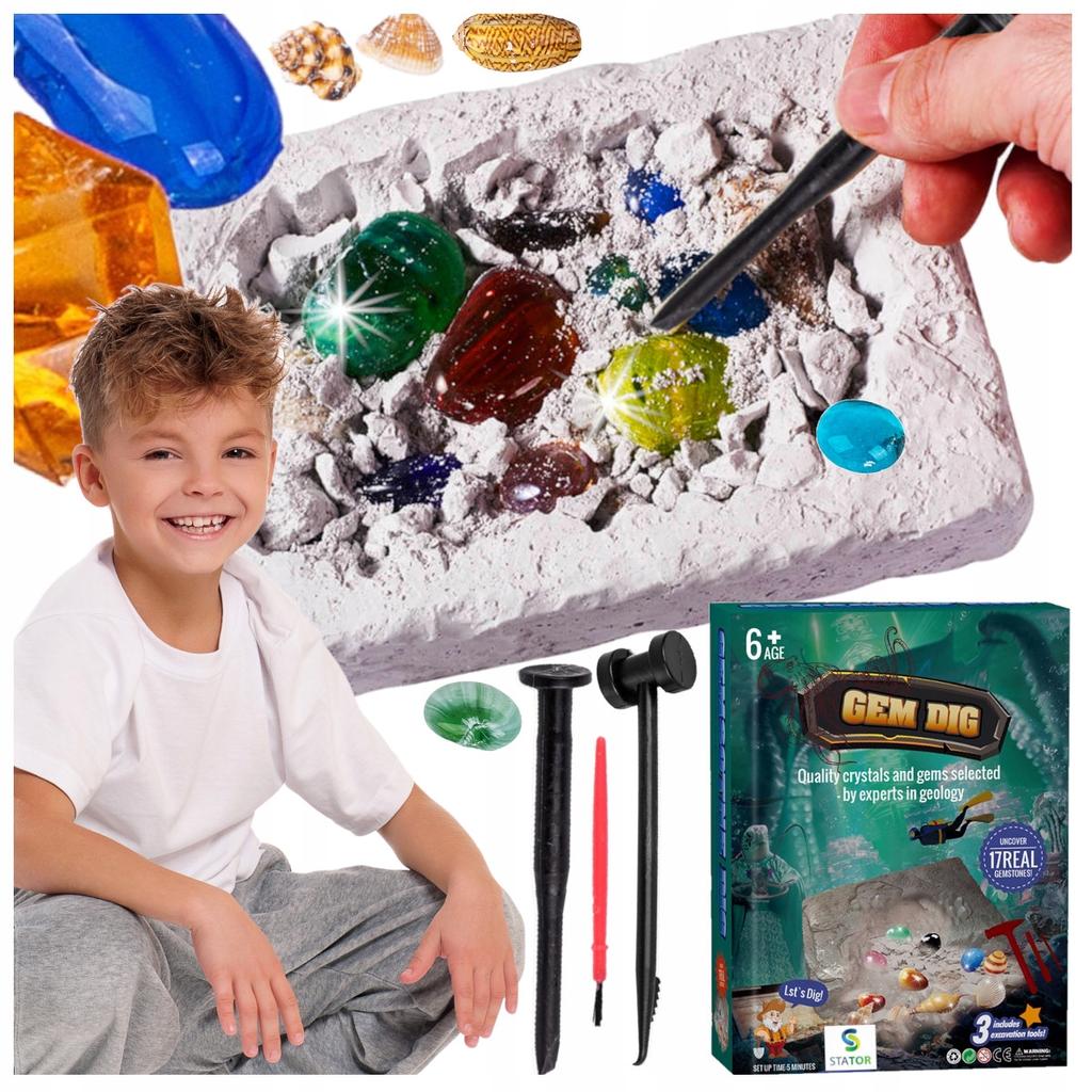 [PACZA][1] Archaeology Set for Children Crystal Mine Z777