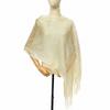 Tassel Sun Protection Shawl Solid Color Glitter Scarf Treandy Hollow Out Shawl  Dinner Party