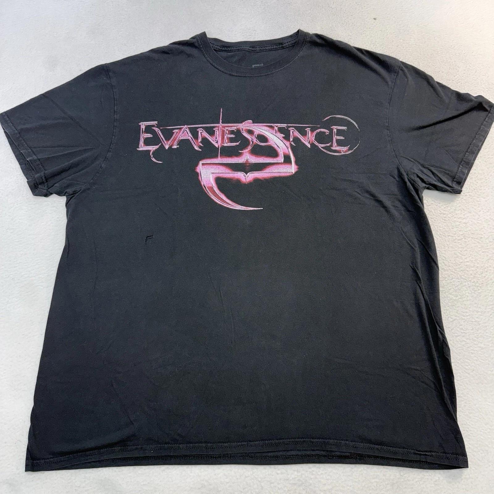 Evanescence 2021 Tour Short Sleeve Crewneck T-Shirt Adult Unisex 2XL S