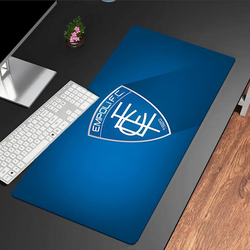 Empoli Wappen Design Mauspads, Gummiunterseite, Mauspads für Gamer und Bürogebrauch, Gaming Schreibtisch, Leicht zu reinigende Matte Weihnachtsgeschenke für Fans