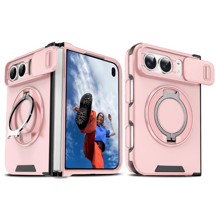 Sliding Camshield Lens Cover Ring Holder Shockproof Phone Case For iPhone Duo