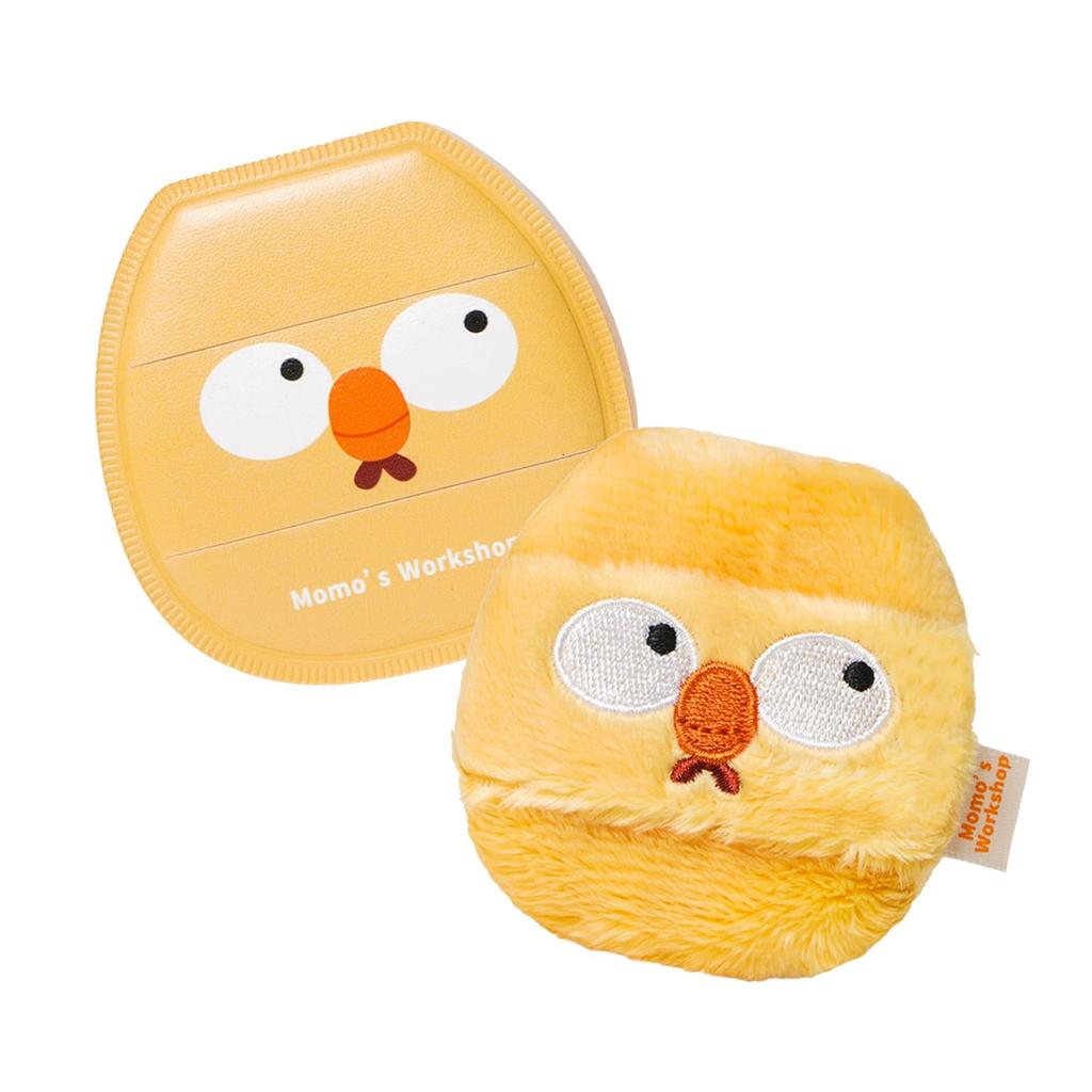 Workshop Cute Makeup Puff Makeup Sponge Powder Puff for Quick Storage Case 2 Yellow Momo's Set, + Makeup, +