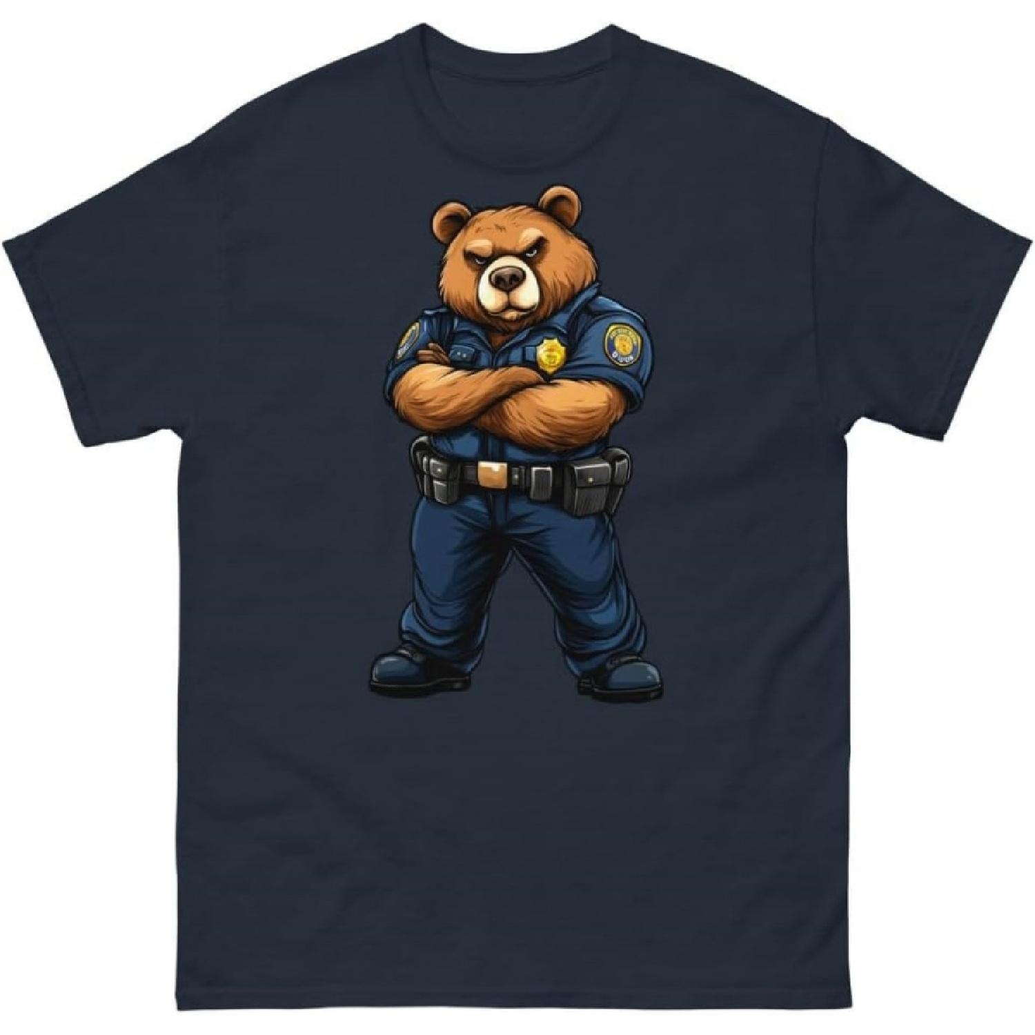 Bears Police - Brown Bear Unisex T-Shirt S