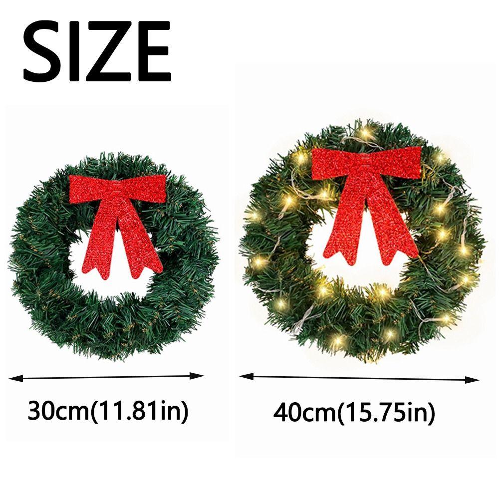 Artificial Christmas Wreath Exquisite Window Hanging Decor Christmas Garlands  Home Decoration