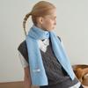 Knitted Scarf  Design Flowerluxury  Scarf Women Winter Scarf Warm Long Skinny Small Scarf Female Neckerchief Scarves
