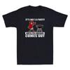 Es ist keine Party, bis der Wiener rauskommt Lustiges Hotdog-Grill-Retro-Herren-T-Shirt