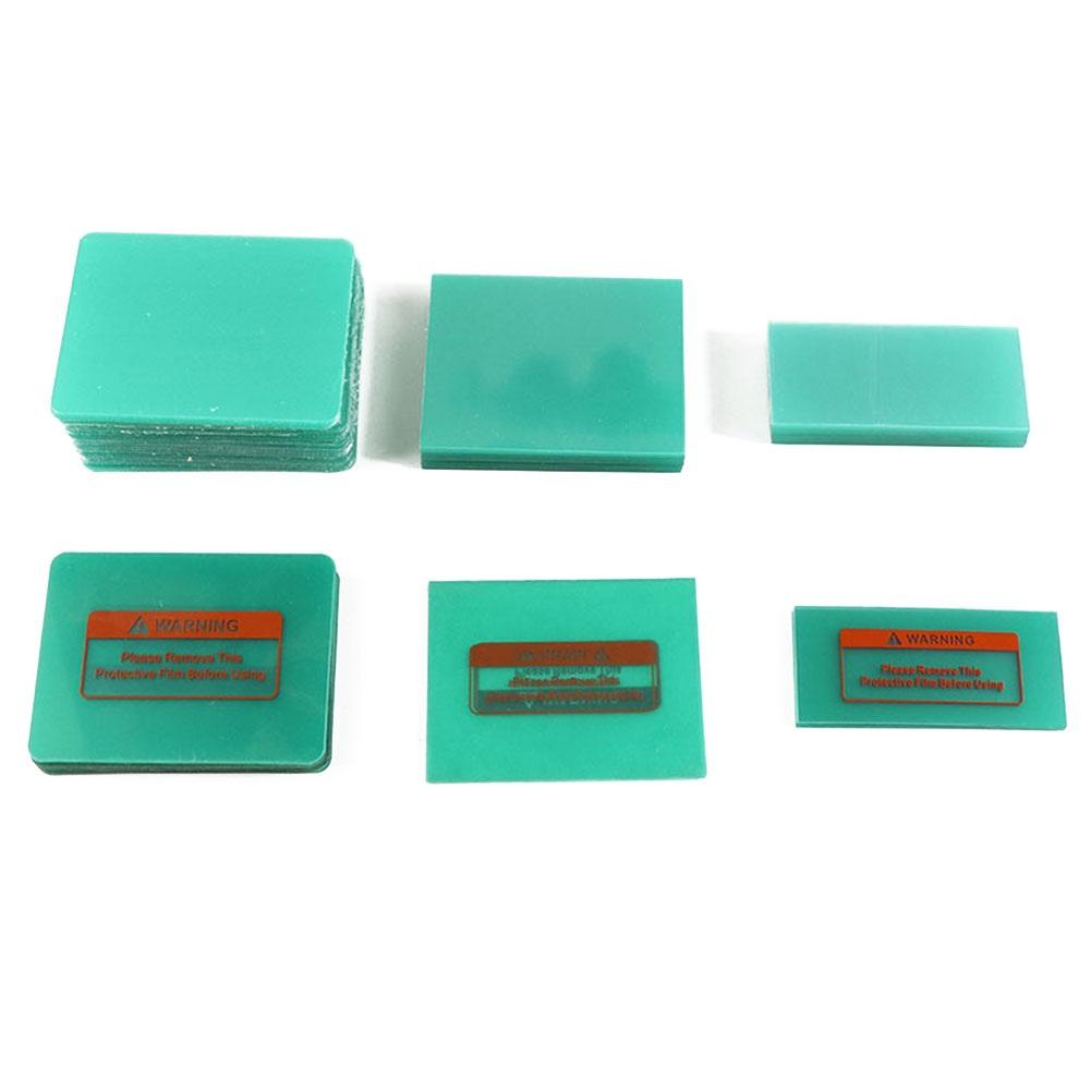 Pakuotėje yra 5 argono lankinio suvirinimo kompiuterio apsauginė plėvelė, suvirinimo šalmas, apsaugantis nuo purslų