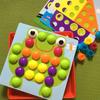 Novo cogumelo prego diy dos desenhos animados brinquedos artesanais montessori brinquedos educativos das crianças jogo de quebra-cabeça 3d inteligente presentes de tabuleiro