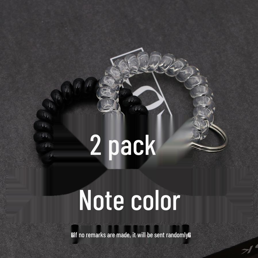 Minimalist Spring Coil Bracelet Keyring & Hair Tie