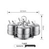 Hanlu 304 Stainless Steel Seasoning Storage Set