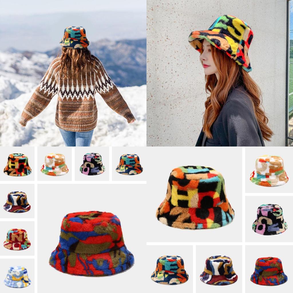 Creative Colorful Printed Fisherman Hat For Women Fashionable And Stylish For Autumn And Winter