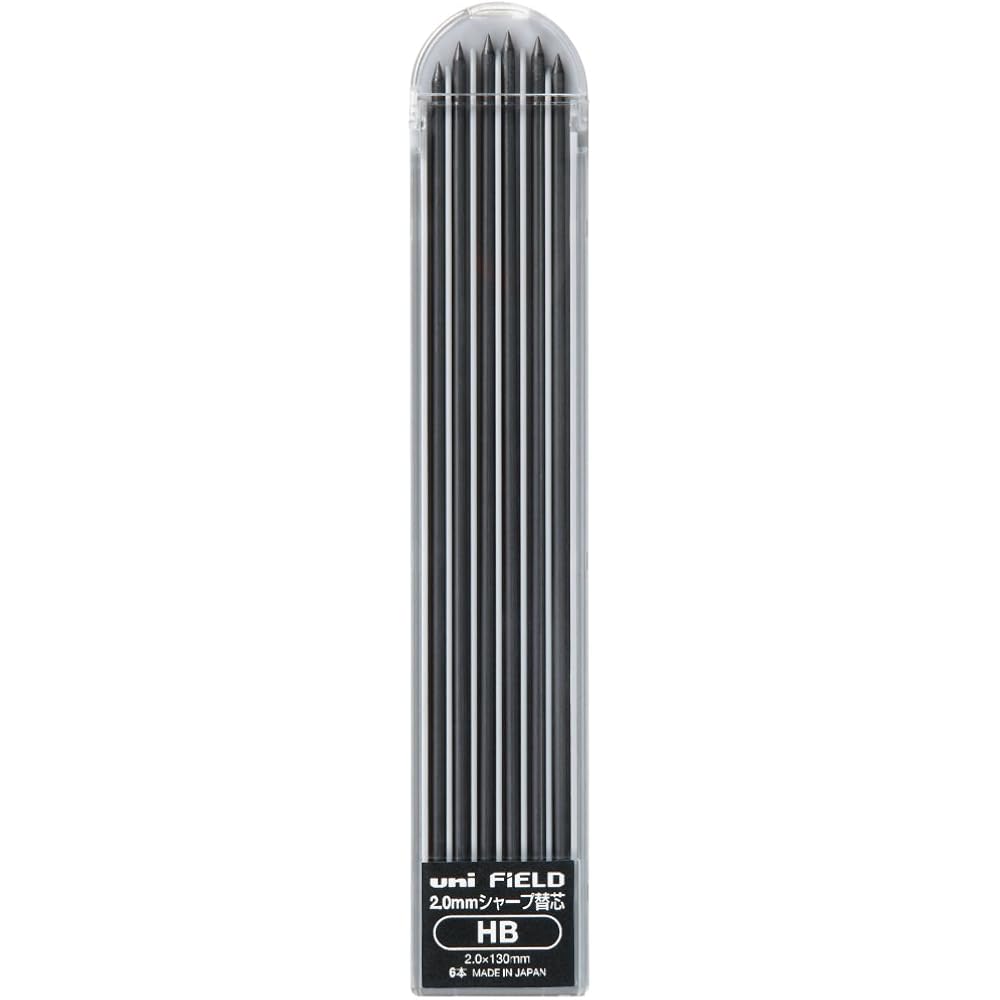 Mitsubishi Pencil Sharp Refill Field 2.0mm HB U202101PHB Pack of 10