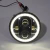 5-3/4 5.75 Inch Motorcycle LED Headlight Fit For Dyna Sportster Iron 883 1200