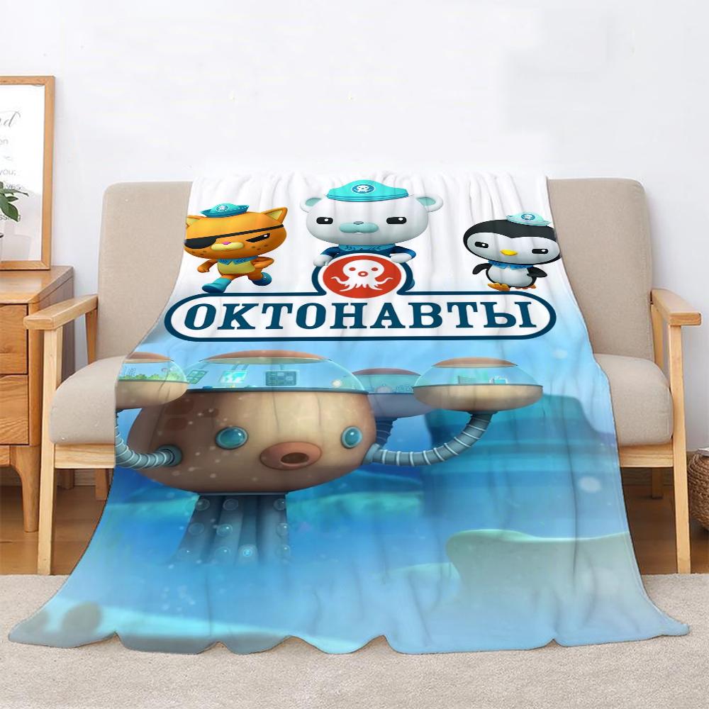 The Octonauts Thermal Blankets for Bed Blanket 150cm X 200cm Knitted Plaid Home Interior Luxury Bedding Beach Towel Throw Knee &