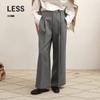 LESS 2025 Winter Casual Retro Wide-Leg Trousers