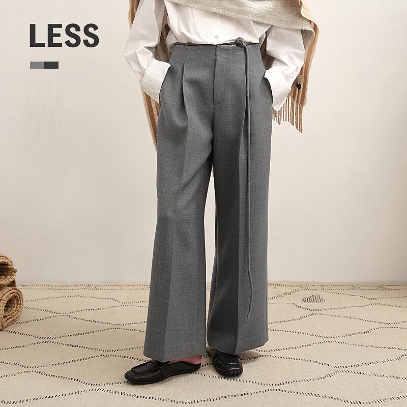 LESS 2025 Winter Casual Retro Wide-Leg Trousers