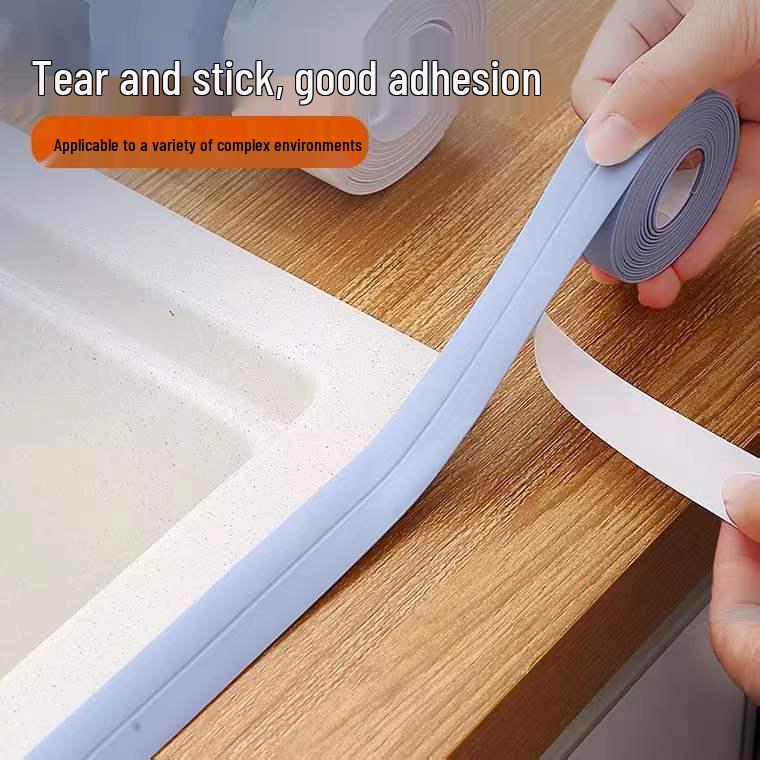 Waterproof & Stain-Resistant PVC Sealing Strip for Kitchen & Bathroom Gaps