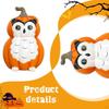 Animal Pumpkin Figurine Desktop Ornament Halloween Gift Collection Statue Sculpture for Bedroom