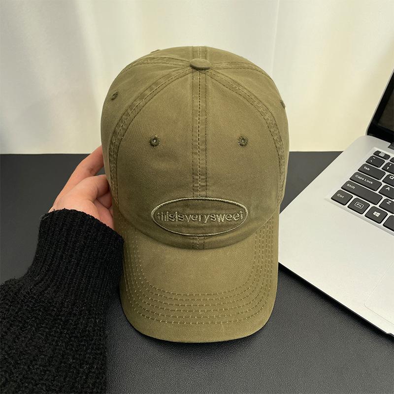 Spring new letter embroidered baseball cap versatile face small visor fashionable commuter cap children