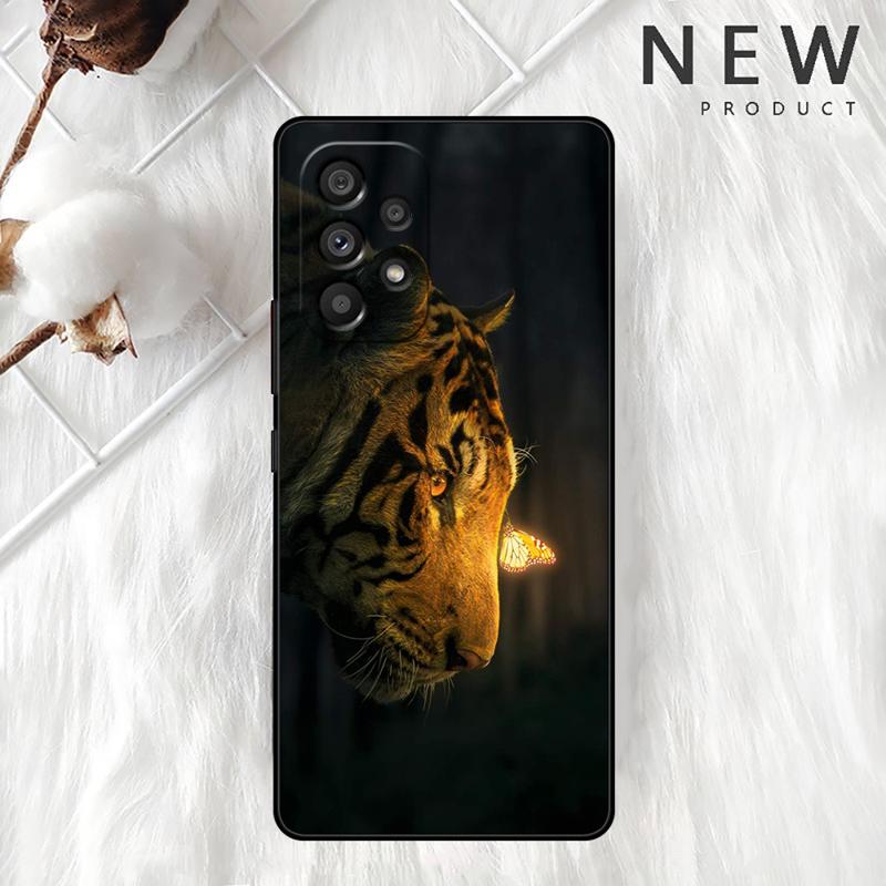 Wolf Löwe Tier Hülle Für Samsung Galaxy A54 A52 A14 5G A53 A12 A13 A71 A23 A34 A33 A21s Handyhülle