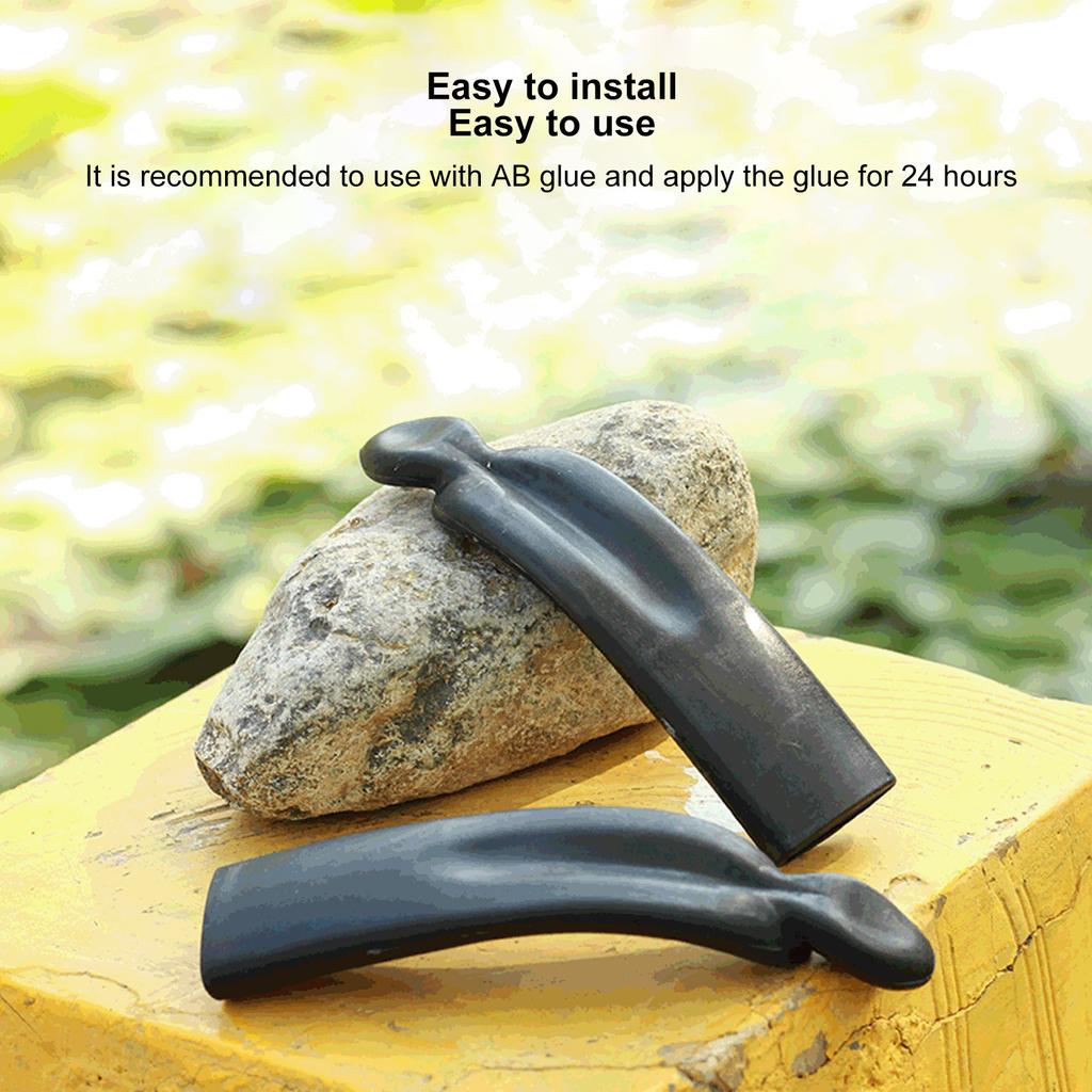 2PCS Recurve Bogen Gliedmaßen Spitze Protector ABS Recurve Bogen Gliedmaßen End Kappe für Outdoor Jagd Zubehör