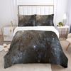 Galaxy Space Bedding Set 3D Universe Duvet Cover Psychedelic Quilt Cover With Zipper Queen Double Comforter Sets Kids Gifts