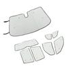 8 Pezzi Parasole per Parabrezza Auto Parasole per Finestrino Auto Copertura Scudo Termico con Ventose per X3 E83 2006‑2010