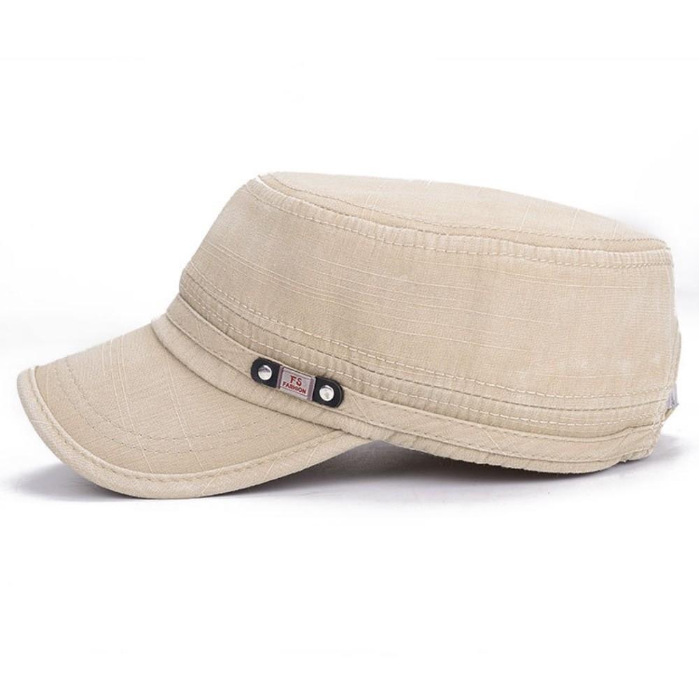 Anti-UV Baseball Cap Cotton Sun Hat Fashion Flat Top Hat Men Women