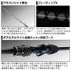 DAIWA Bay Puffer X Rod with Guide Irregular 3 Piece Condition 180/R 73