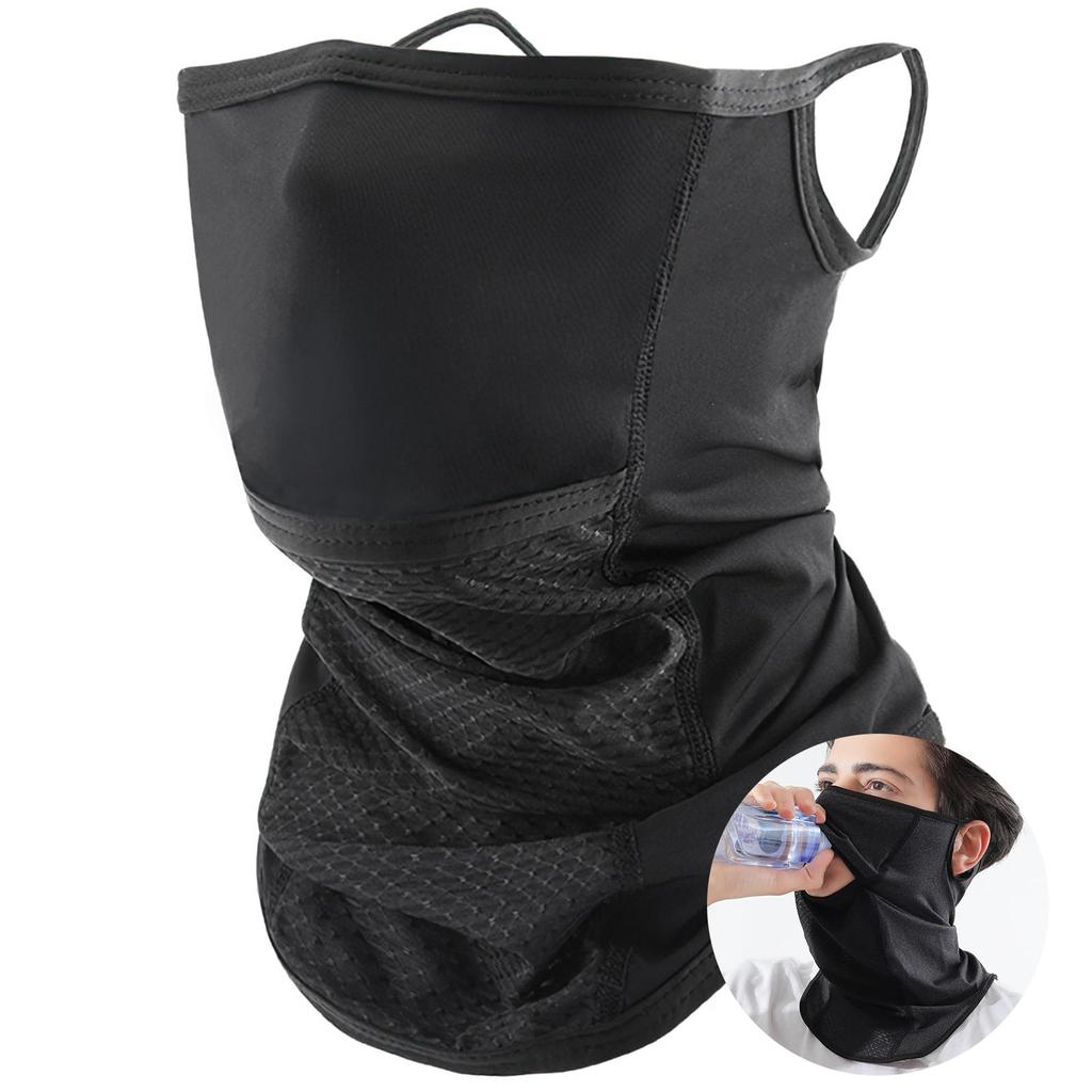 by Face Cover Neck Guard for Spring and Summer New Opening Cooling Neck Ear Easy to Sun UV Tennis Mountain Unisex [Andeor] [Used Cyclists] [2024