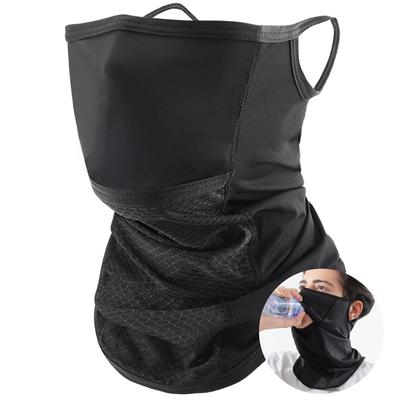 Andeor Face Cover Neck Guard for Cyclists, Spring/Summer Use, 2024 New Opening Design, -5°C Cooling Technology, UPF50+, Ear Loops, Breathable, Sun