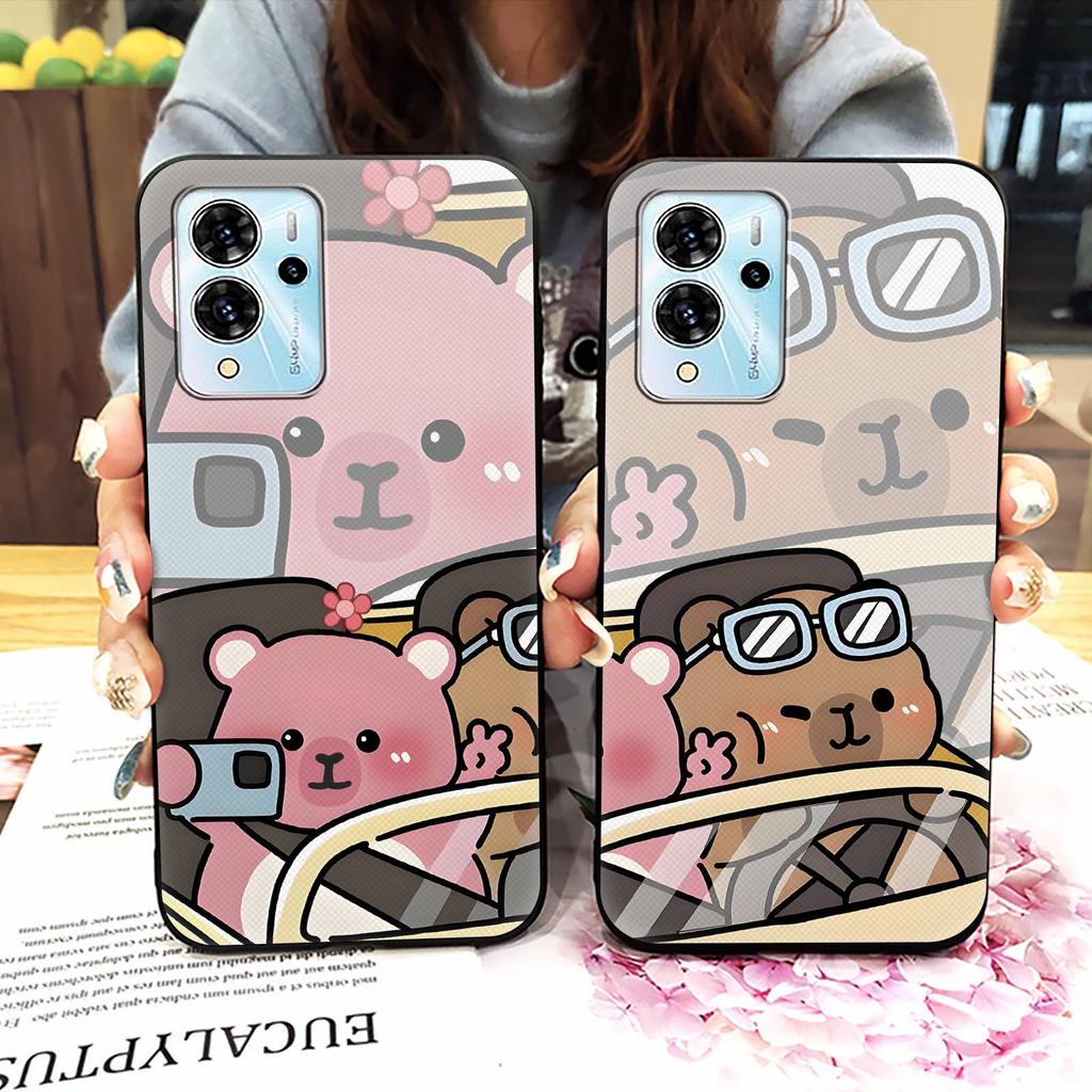 Durable Protective Phone Case For ZTE Blade V40 Pro Fashion Design Silicone Couple Phone Pouch Back Cover Shockproof TPU
